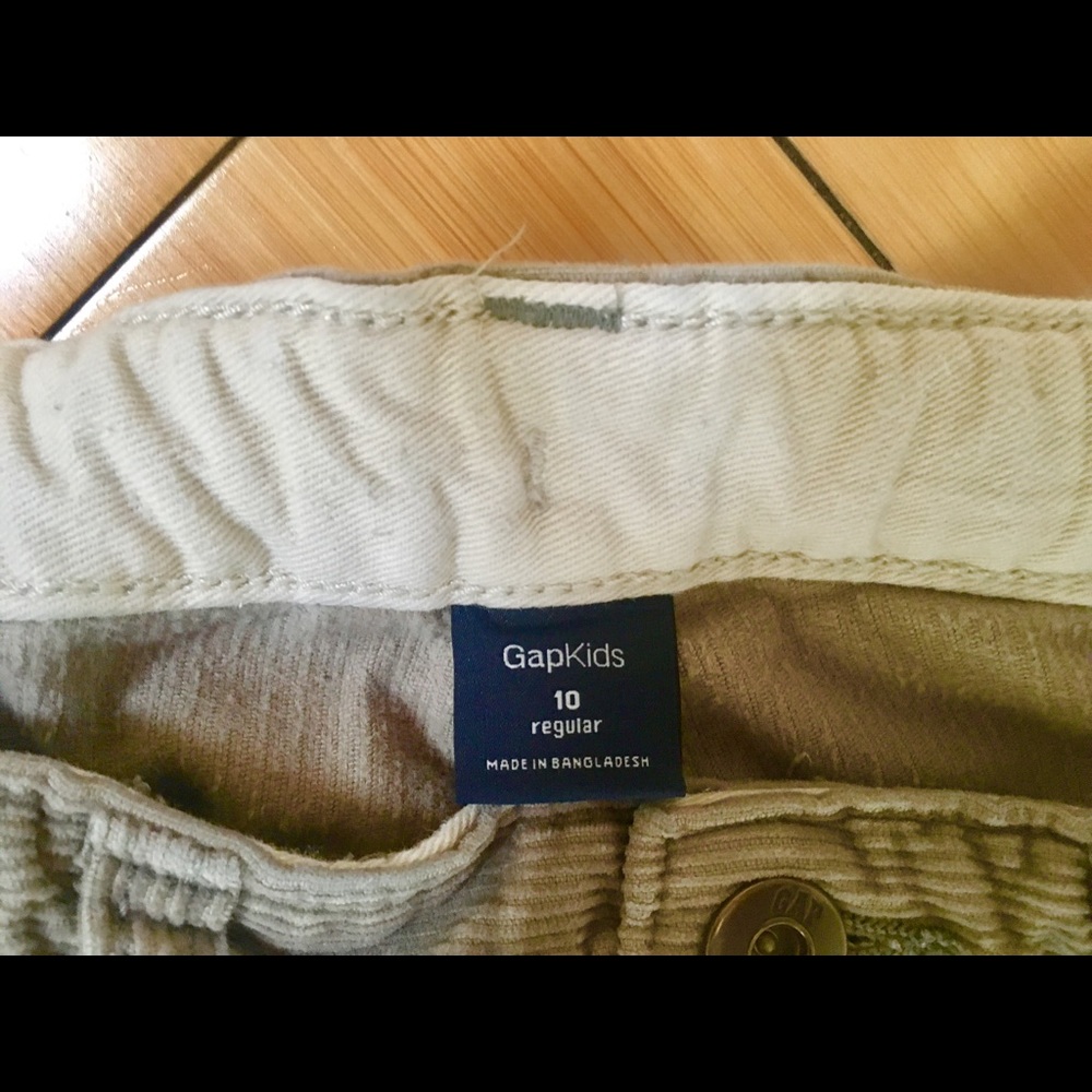 Gap boys grey corduroys. - Picture 3 of 3