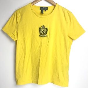 Polo Ralph Lauren Women's T-Shirt Yellow L-RL