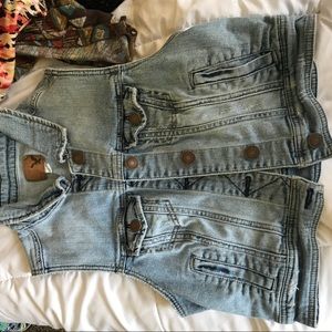 American Eagle Denim Vest