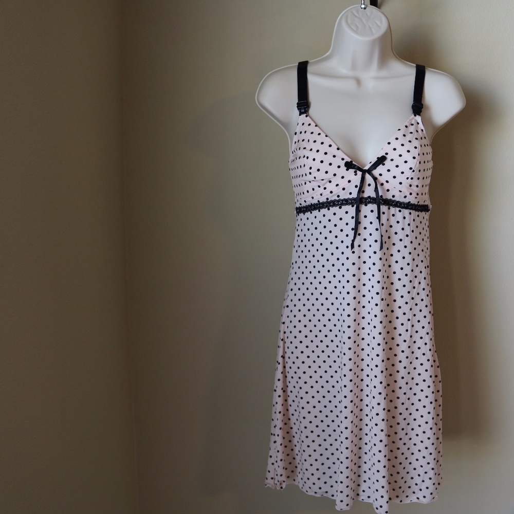 Silky Nursing Breastfeeding Nighty Nightgown