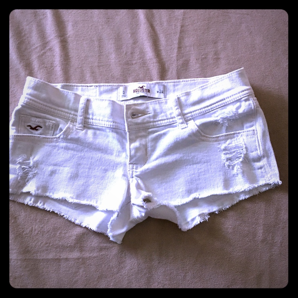 Hollister Stretch Denim Shorts - EUC