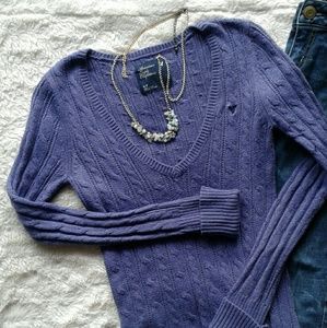 American Eagle Cable Knit Sweater