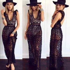 Black Idyllic Dress SMALL