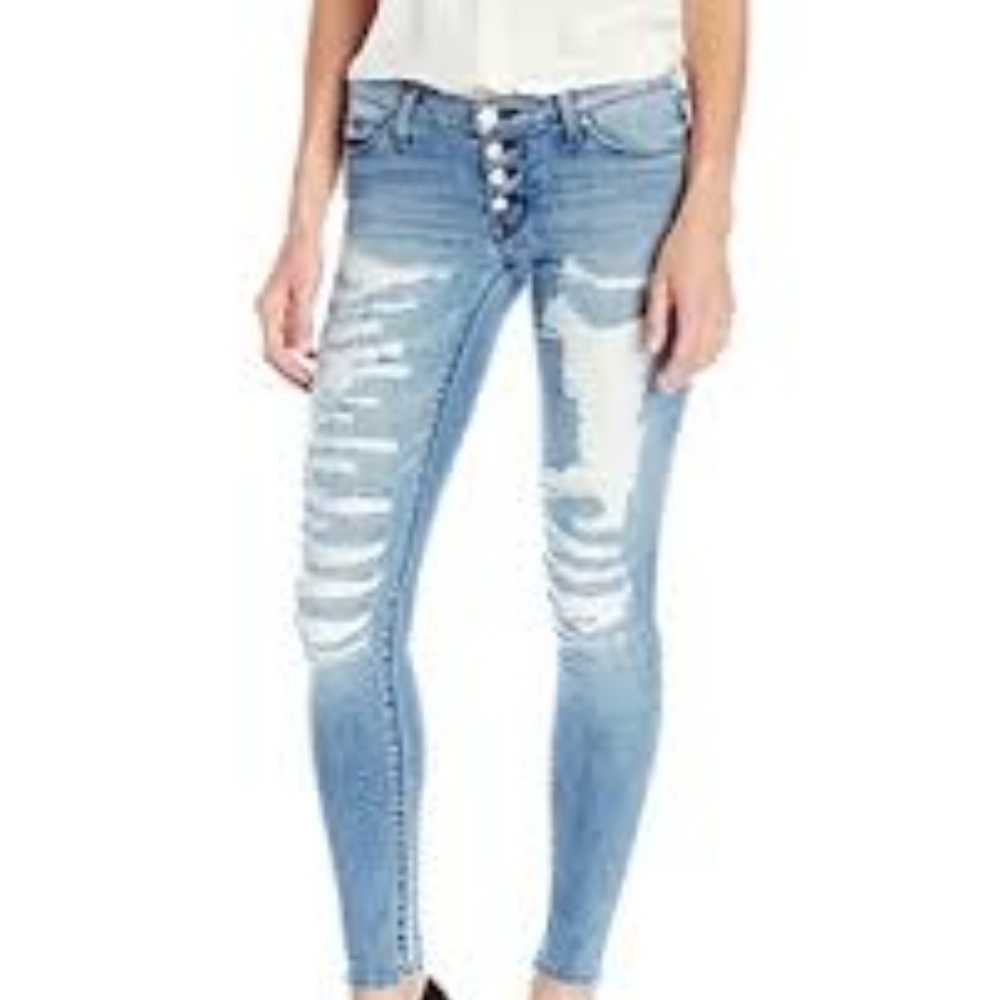 Hudson Brand Ciara Skinny Button Fly