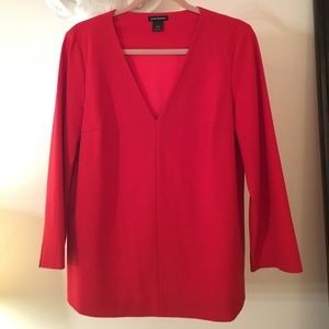 Club Monaco Deep V Long Sleeve Blouse