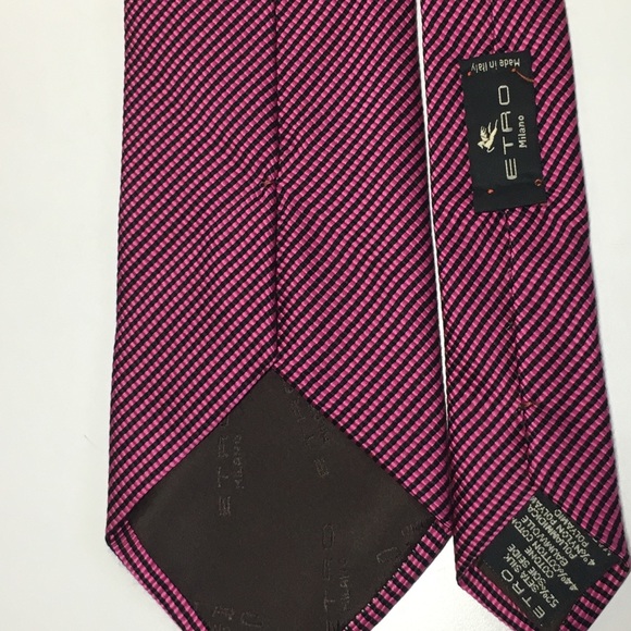 New ETRO Milano Men's Necktie Made in Italy - Picture 4 of 7