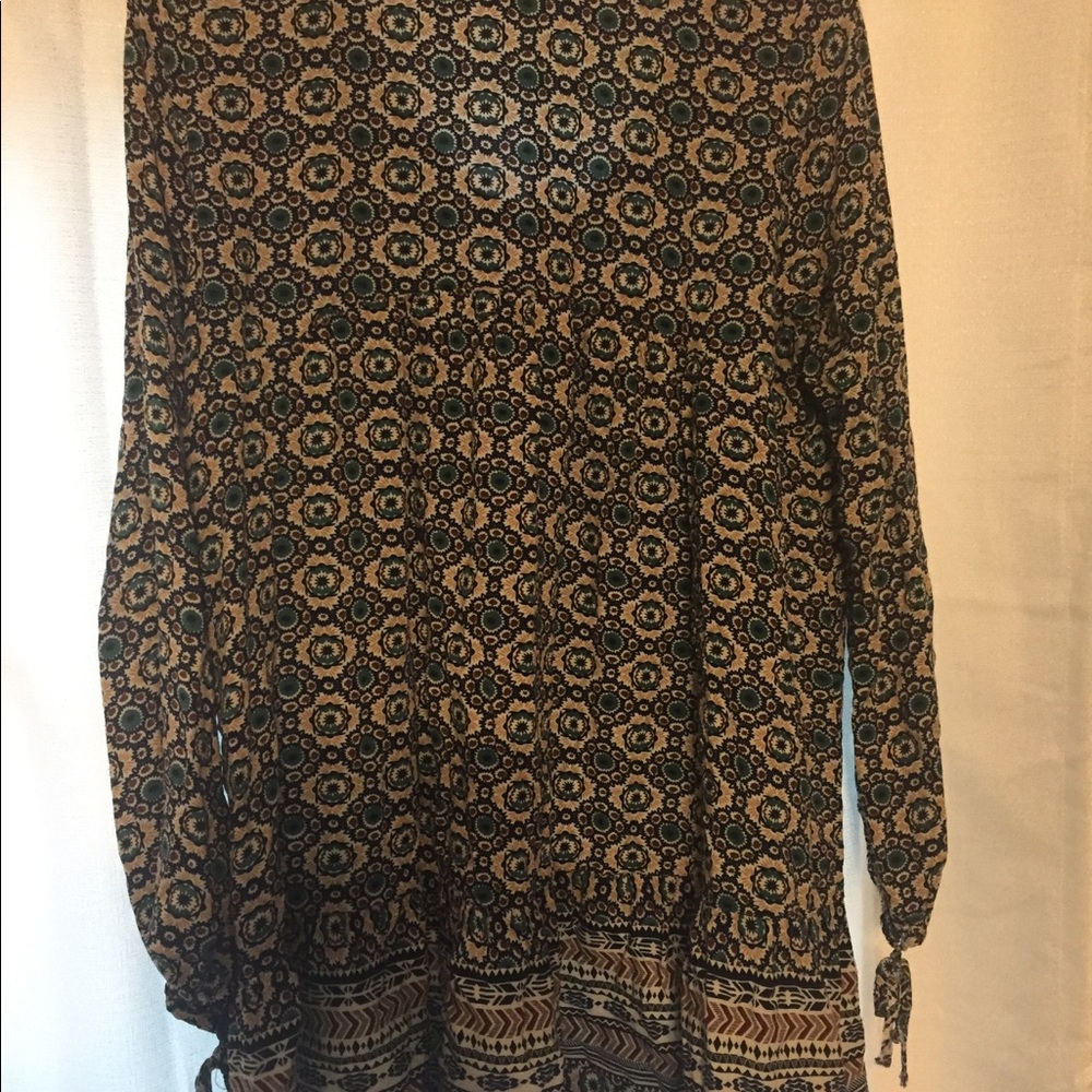 Teal and Cream Tunic