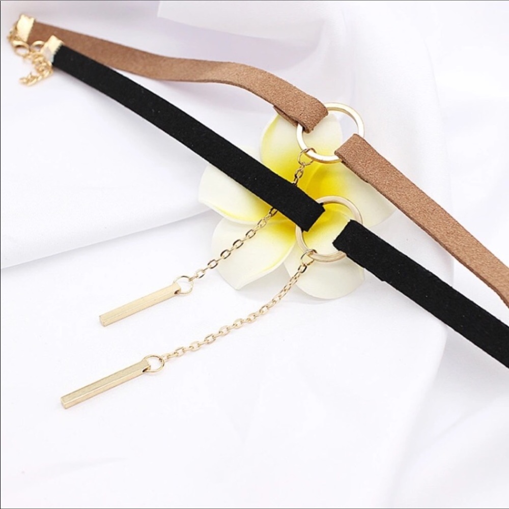🌷SALE🌷NEW Suede Choker Necklace - Picture 3 of 4