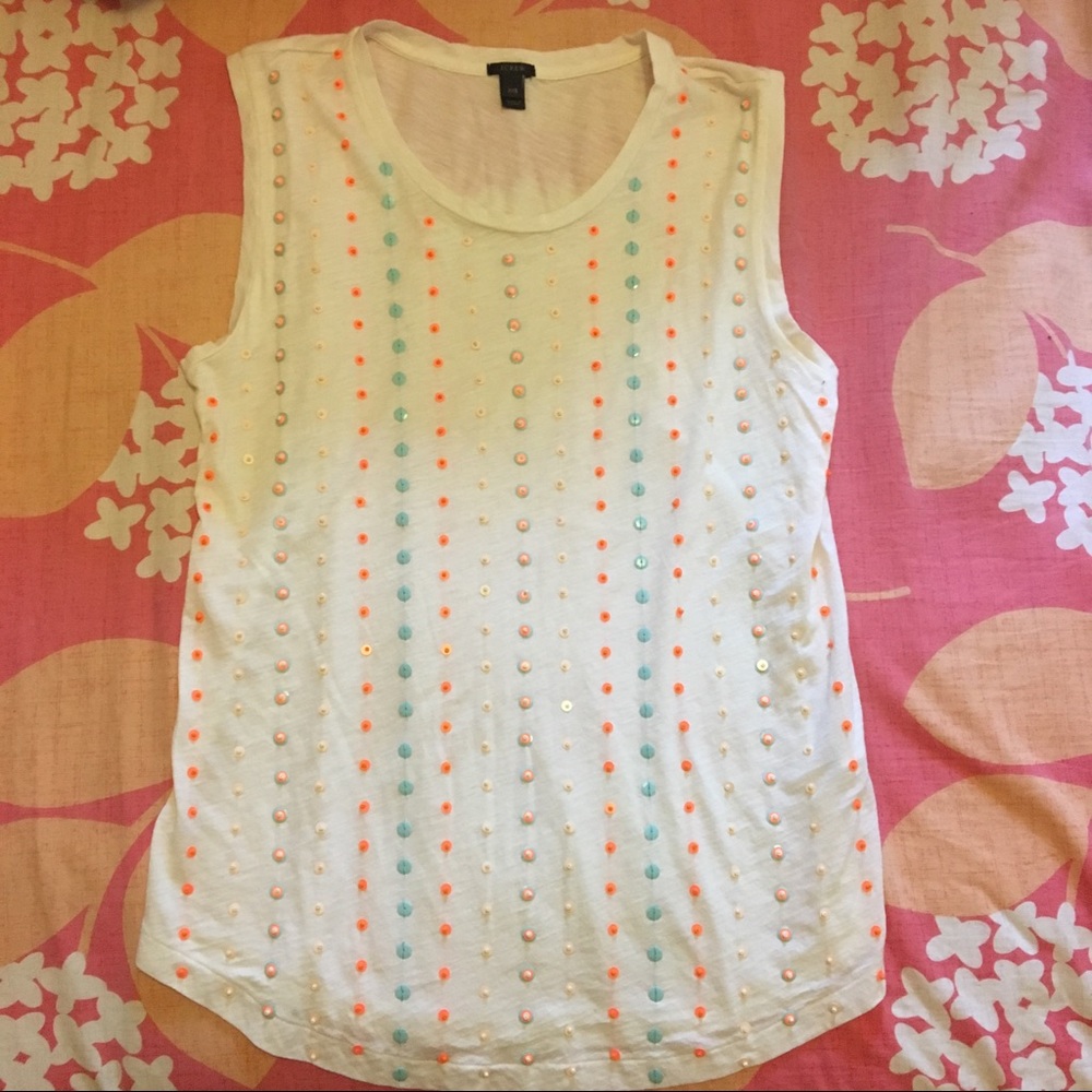 J. Crew Beaded Top!