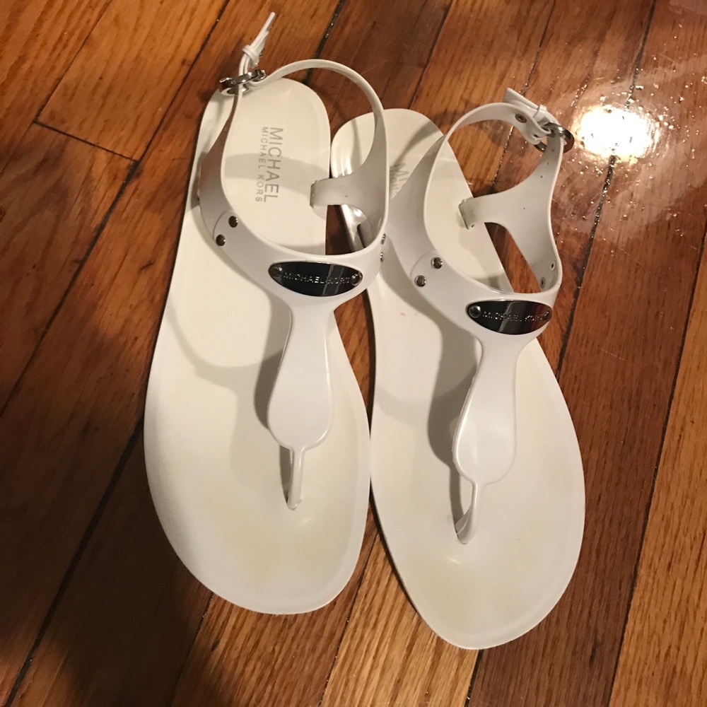 Michael Kors Jelly Plate Sandals