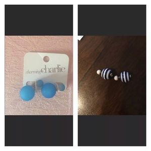 Charming Charlie Double Sided Earrings