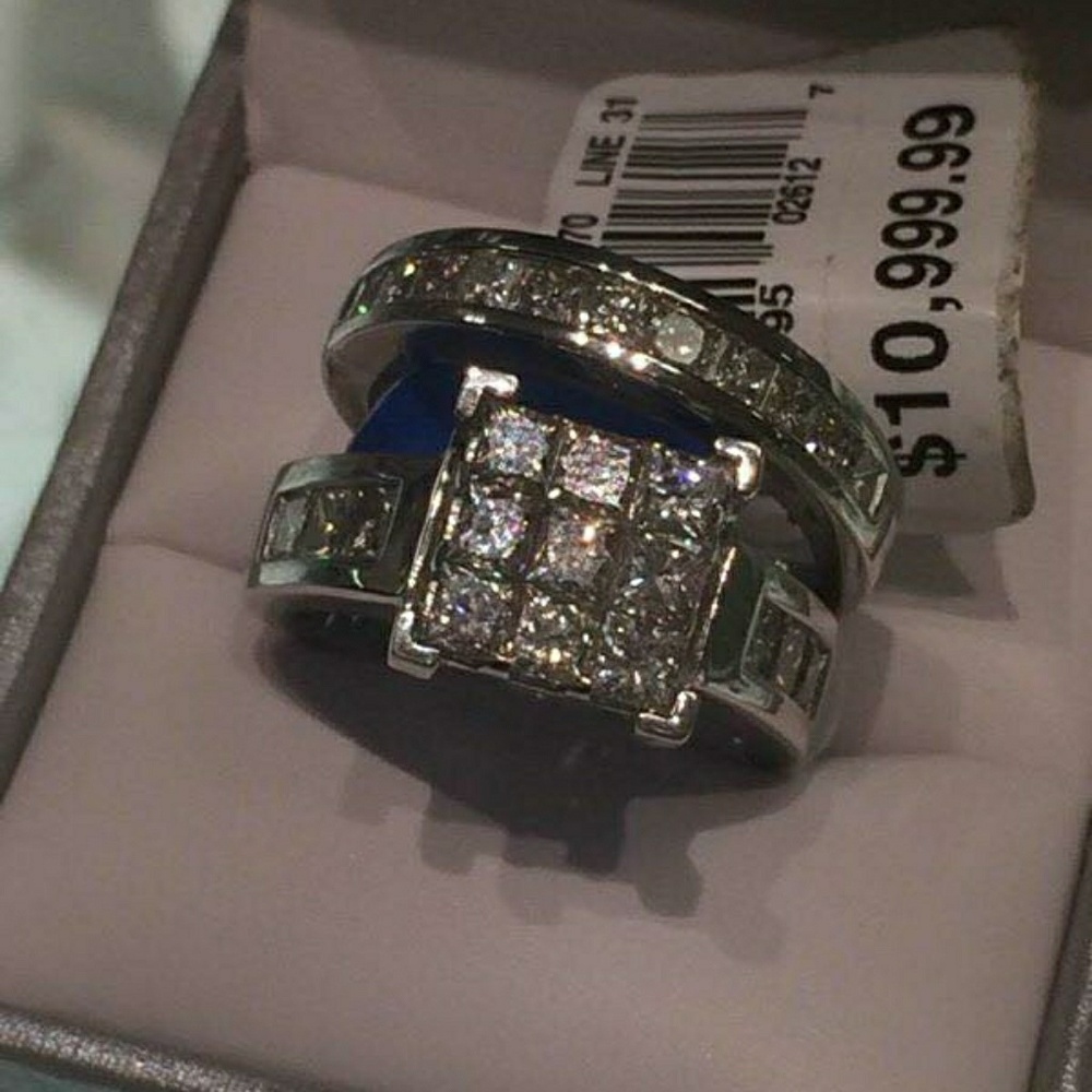***SOLD***Diamond bridal set