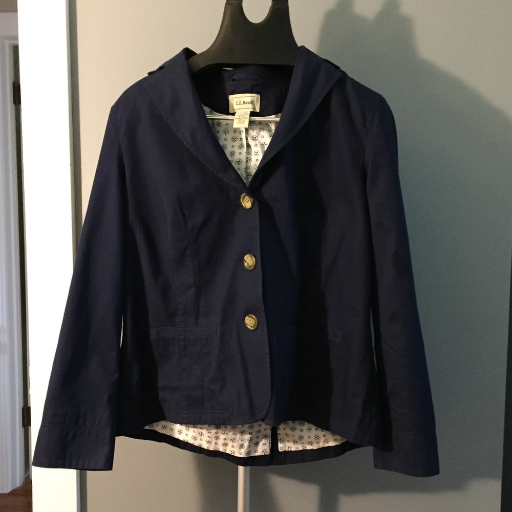 L.L. Bean navy blazer