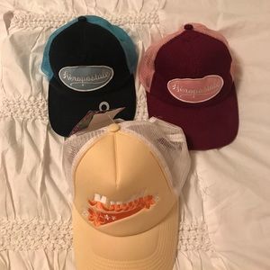 3 trucker hats