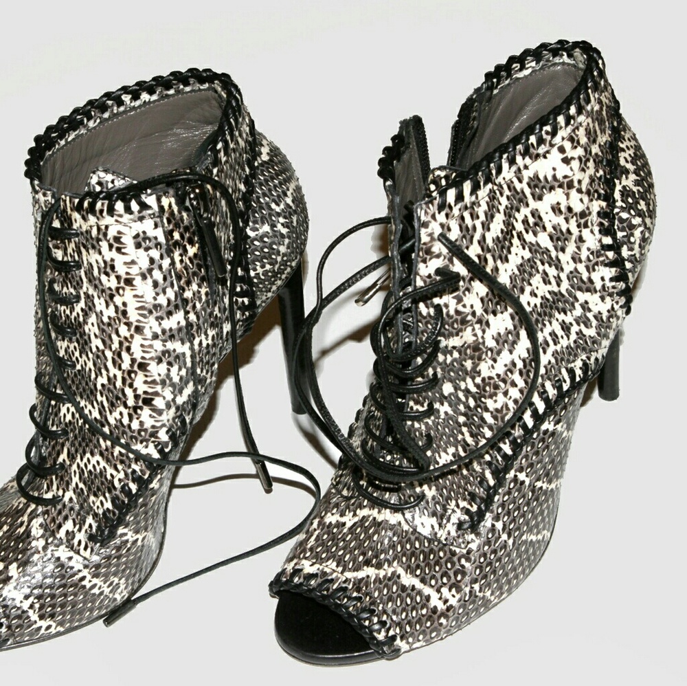 Jason WU Whip Stitch Snake Bootie