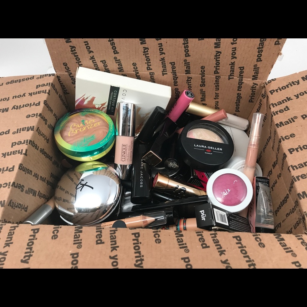 Box High End Luxury Makeup, used and unused
