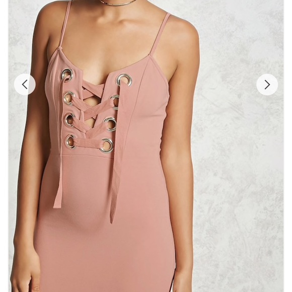 Nude color Forever 21 Small Bodycon Dress - Picture 4 of 8