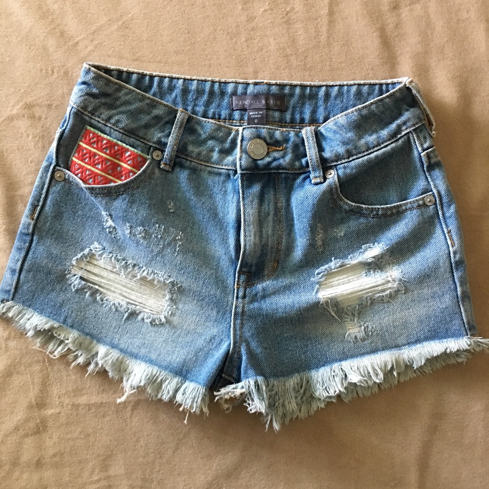 Kendall And Kylie Denim Shorts