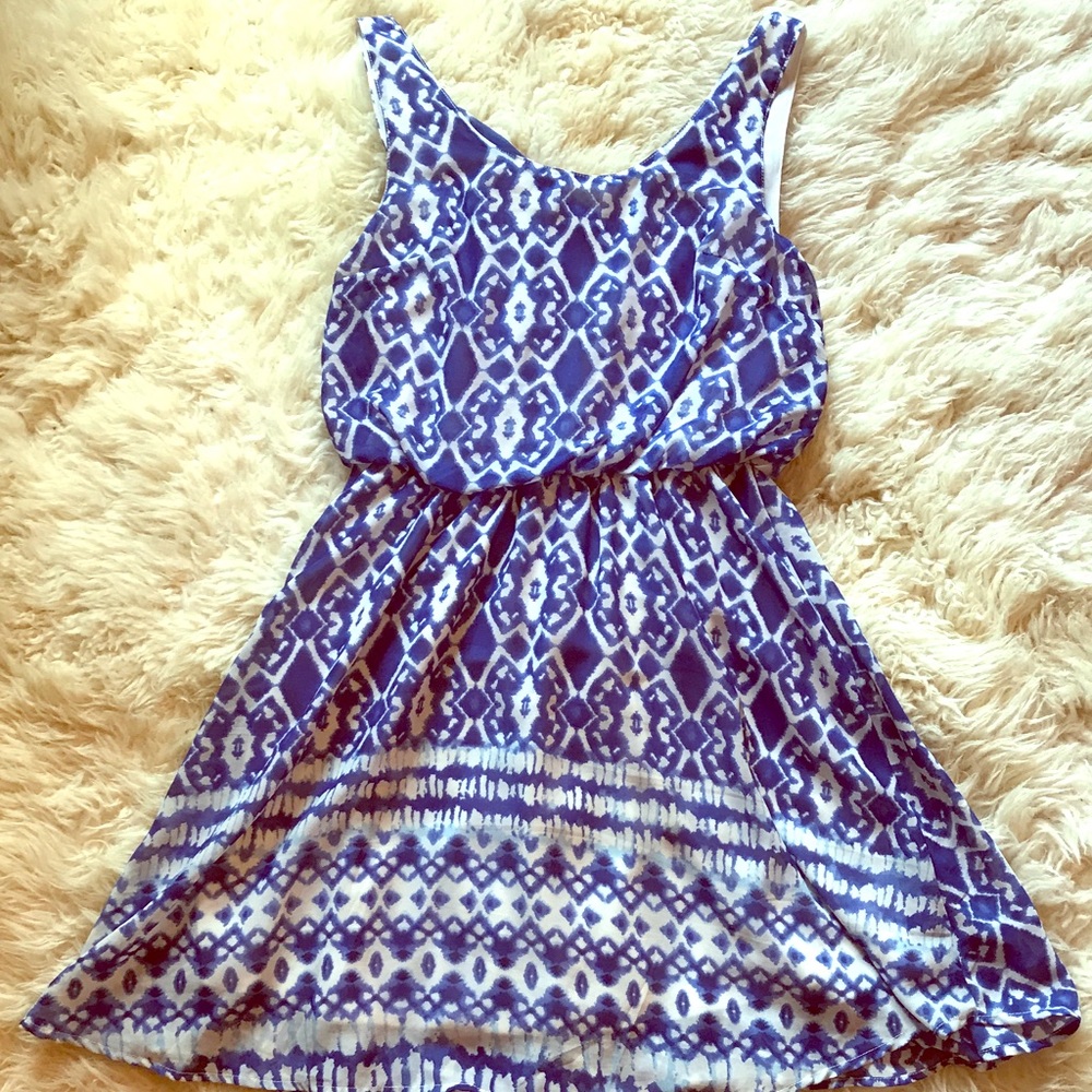 NEW Blue and White Japna dress!!