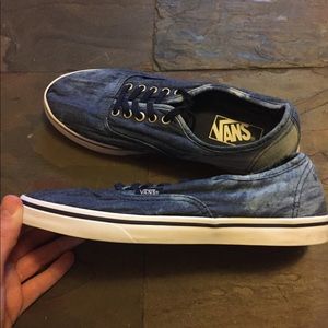 Vans denim acid wash