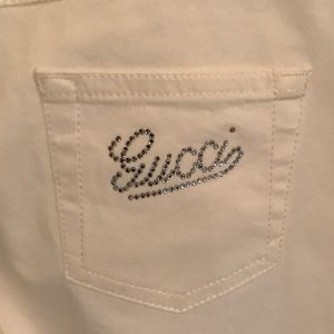 AUTHENTIC Gucci girls white top & pants