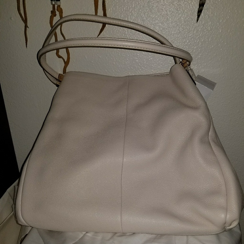 Leather Coach Handbag