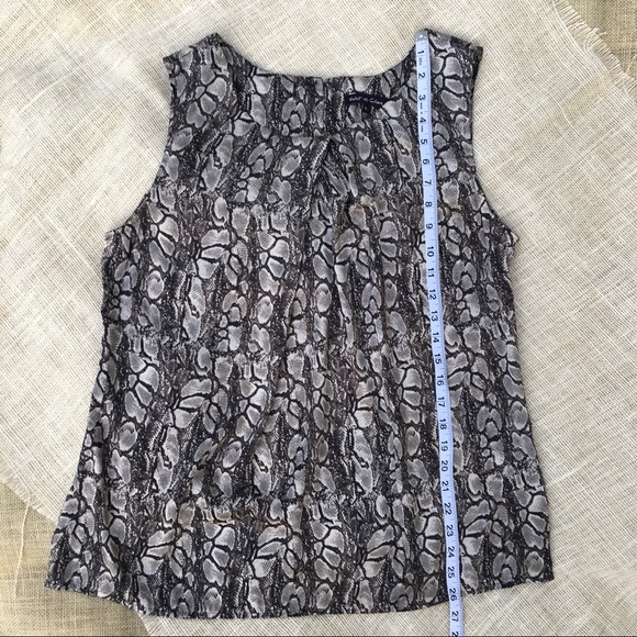 Violet & Claire Black Snakeskin Tank Top Blouse - Picture 8 of 8