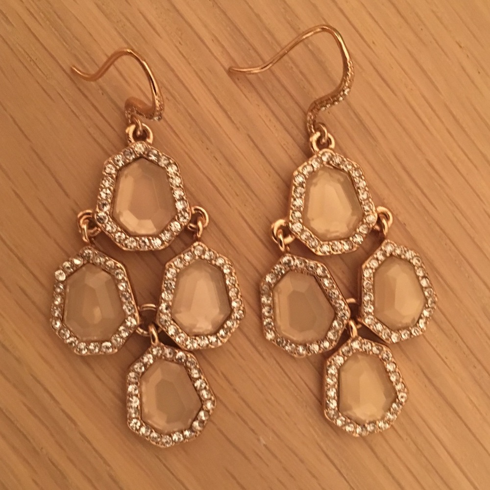 Dangle Earrings with rhinestones