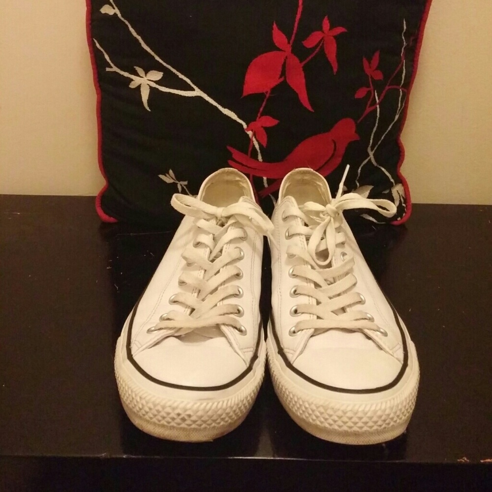 Leather Converse