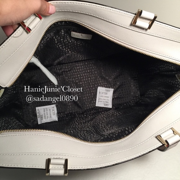 •KATE SPADE• JULES SWAN AROUND SAFFIANO TOTE - Picture 4 of 5