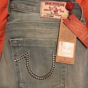 Brand New Women True Religion Curvy Skinny  Jeans