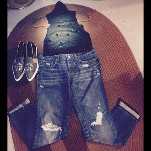 Ann Taylor LOFT "boyfriend" jean.