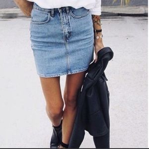 Denim skirt