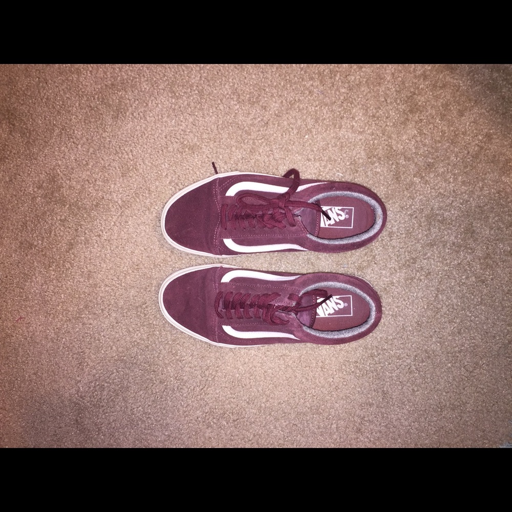 Brand New Red Velvet Vans