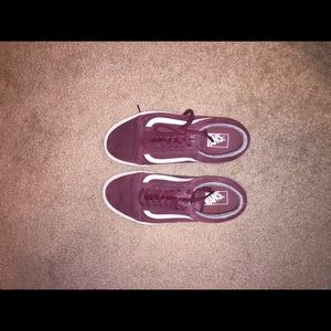 Brand New Red Velvet Vans