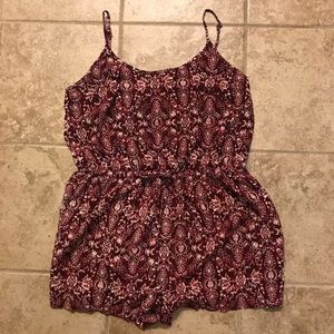 Printed romper