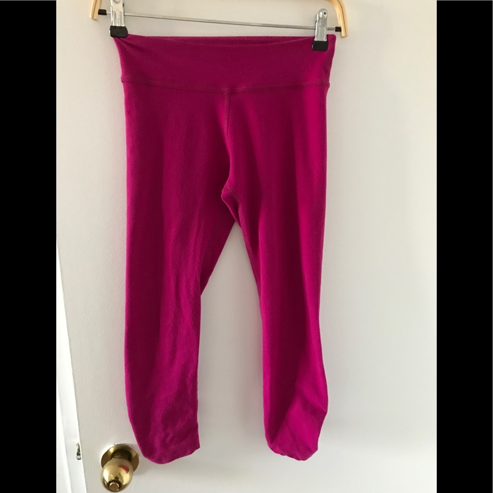 Beyond Yoga Hot Pink Yoga Leggings