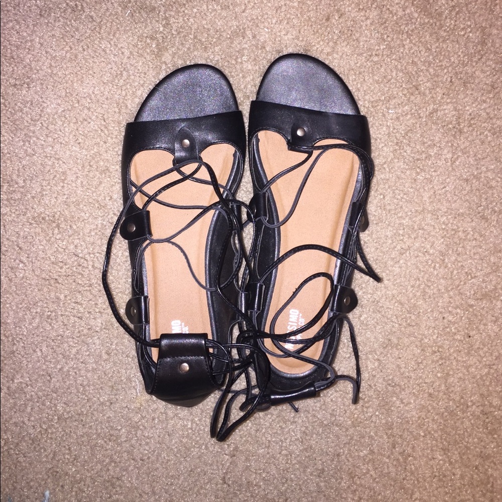 Black sandals
