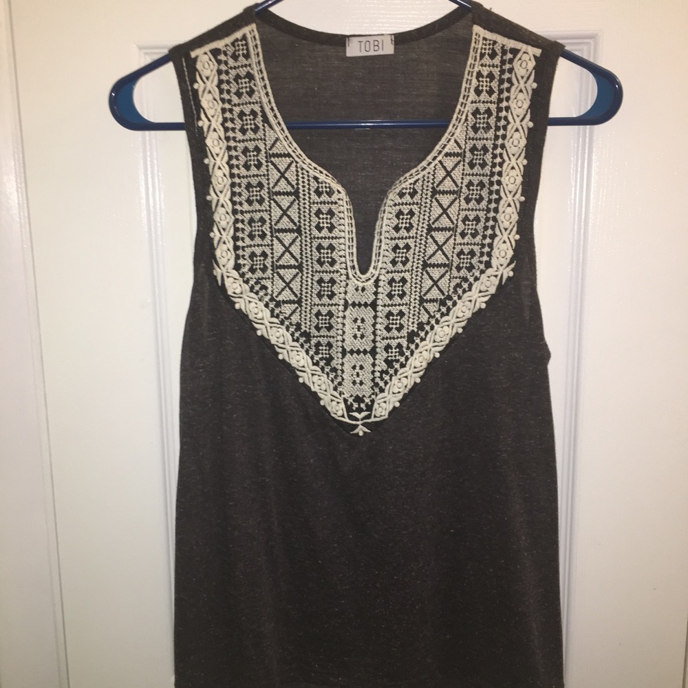 TOBI grey shirt