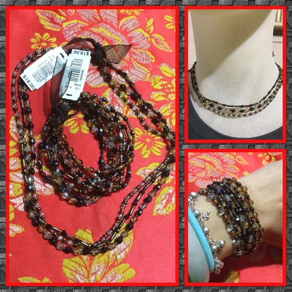 The Limited beads necklace bracelets set - Picture 2 of 2