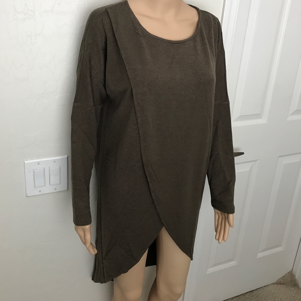 🆕🎉 OLIVE KNIT SWEATER TOP - Picture 6 of 8