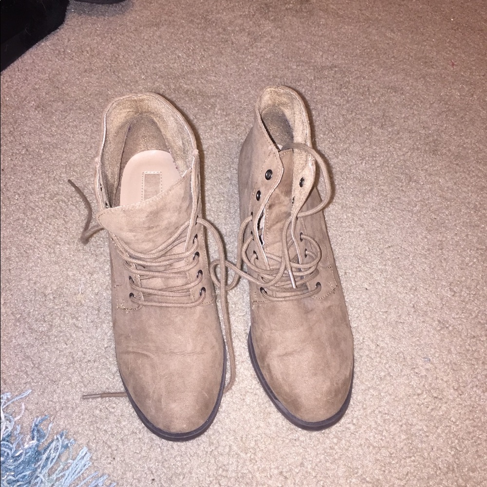 Lace up boots