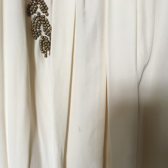 **SOLD**  BCBGMaxAzria BEADED SILK DRESS - Picture 7 of 8