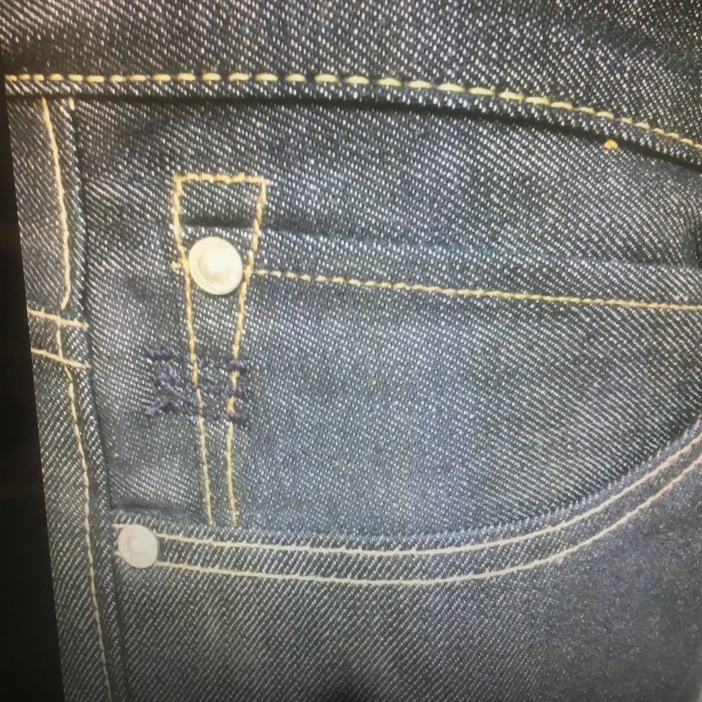 Edwin unwashed Japan denim raw jeans slim fit men - Picture 3 of 8
