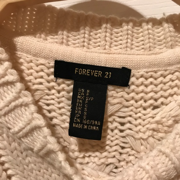 Forever 21 Cable-knit Sweater - Picture 4 of 4