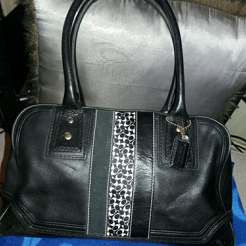 Authentic Coach leather