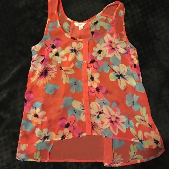 Floral tank top - Picture 1 of 5