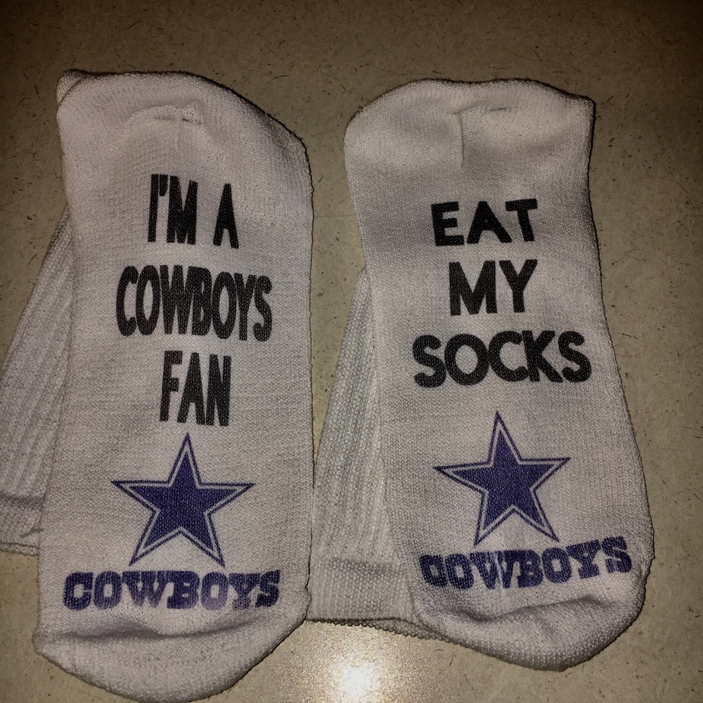 Men’s 🏈 Dallas Cowboy pair of tube socks