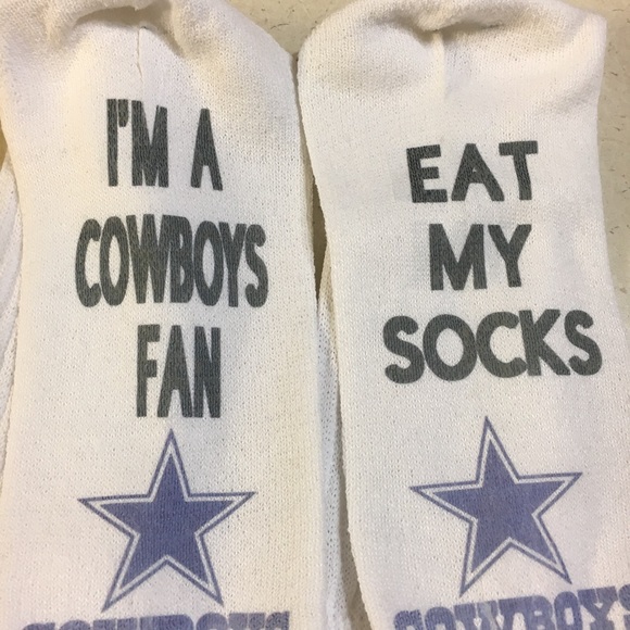 Men’s 🏈 Dallas Cowboy pair of tube socks - Picture 3 of 5