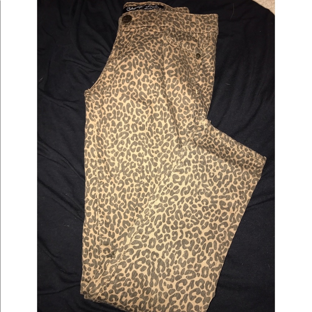 Cheetah pants